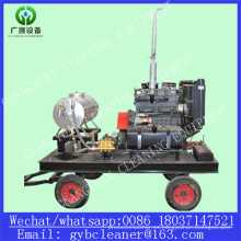 Máquina limpiadora de chorro de arena de alta presión para el motor diesel
